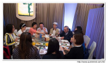 賓客享用晚宴美食情況。