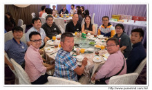 賓客享用晚宴美食情況。