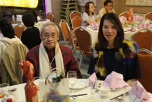 來賓與李一覺會長合照留念