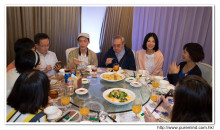 賓客享用晚宴美食情況。