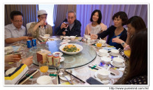 賓客享用晚宴美食情況。