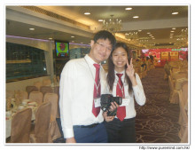 服務人員合照留念。